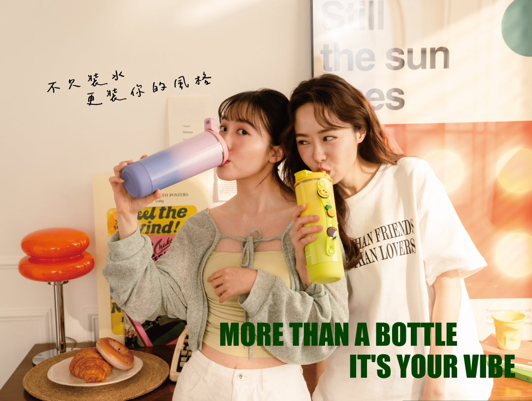 凱菲雙飲保溫瓶附釦飾－TCDR-720ACC系列